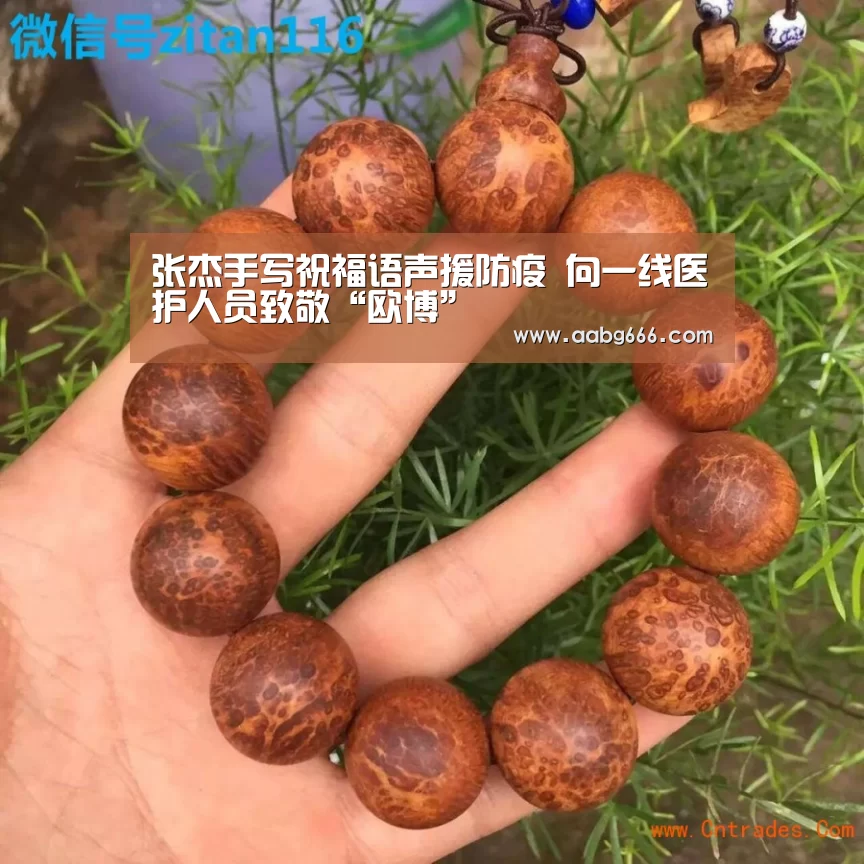 张杰手写祝福语声援防疫 向一线医护人员致敬“欧博”(图1) 欧博